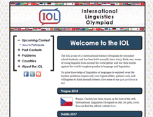 Tablet Screenshot of ioling.org